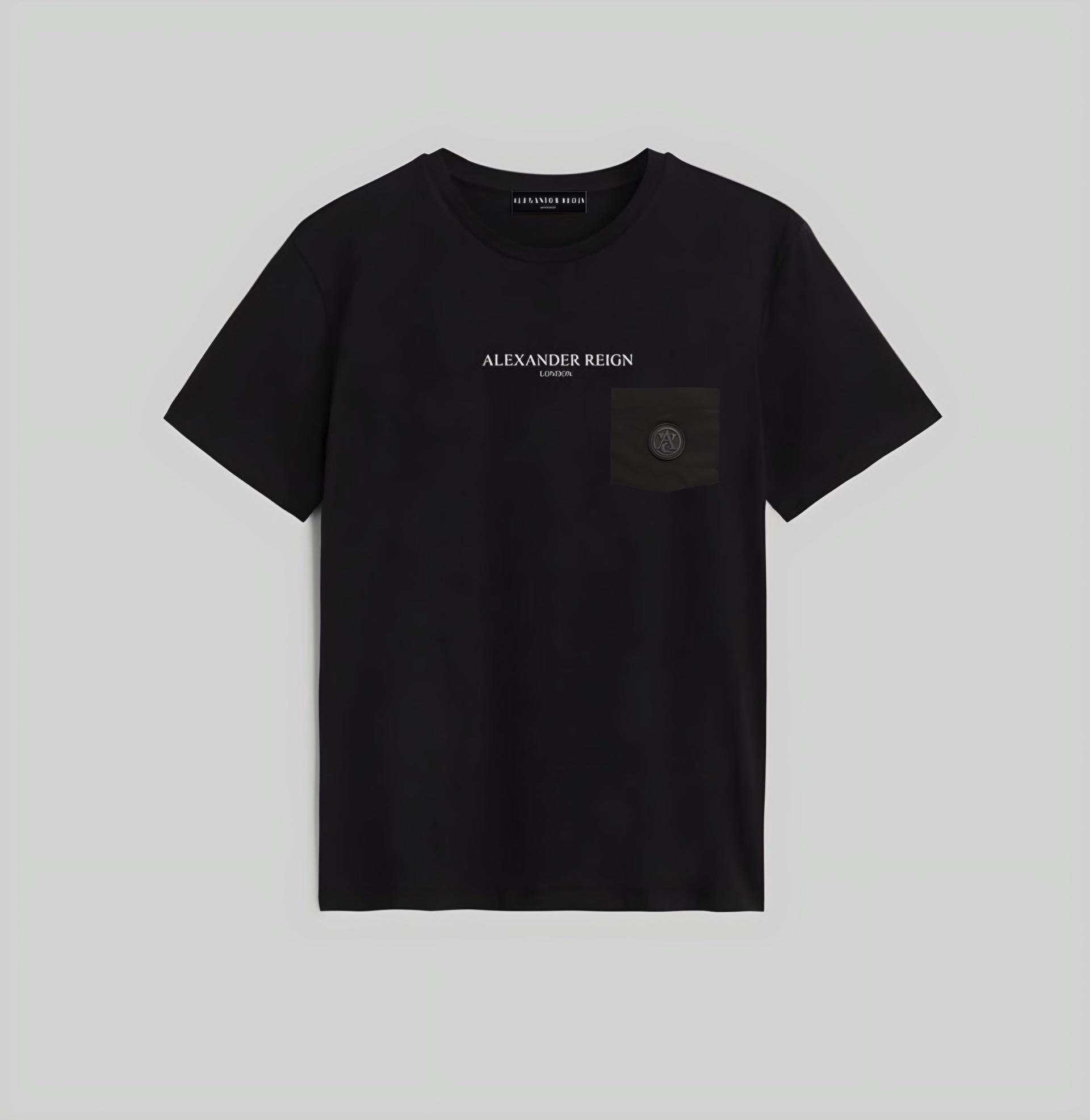 Alexander Reign Black Pocket Tee